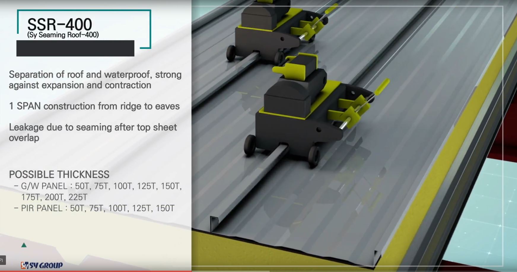 SY GROUP SSR-400 PR VIDEO